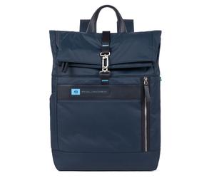 Piquadro PQ-Bios Roll Top Laptoprucksack 15,6" Ultramarinblau