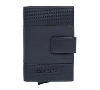 Banknoten- und Kreditkartenetui aus Metall und Stoff PQ Earth, schwarz - Farb-Varianten: Schwarz