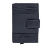 Piquadro PQ-Earth Kreditkartenetui RFID Schutz Leder 6.5 cm schwarz