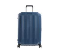 Piquadro PQ-Light Mittelgroßer Hartschalentrolley 4-Rollen kobaltblau