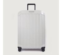 Piquadro PQ-Light 4-Rollen Trolley Koffer 75cm; glänzend Grau