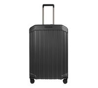 Piquadro PQ Light Mittelgroßer Trolley mit 4-Rollen, erweiterbar4 Rollen Mattschwarz