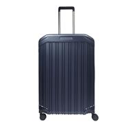 Piquadro PQ Light 4 Rollen Trolley 69 cm mit Dehnfalte blau