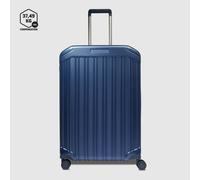 Piquadro PQ Light 4 Rollen Trolley 69 cm mit Dehnfalte blau