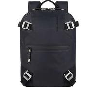 Piquadro PQ-Modular Laptoprucksack 13,3" aus rezykliertem antiviralen Stoff Schwarz