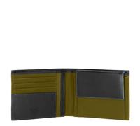 Piquadro PQ-RY Herrengeldbörse aus recyceltem Stoff mit Münzfach Militärgrün - Farb-Varianten: Grün