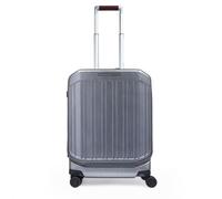 Piquadro PQLM 4 Rollen Kabinentrolley 55 cm Laptopfach silberfarben