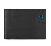 PIQUADRO P16 Men´s Wallet With Coin Pocket Chevron / Nero