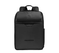 Piquadro Reiserucksack mit Laptop-Fach 13,3" Mann Leder schwarz