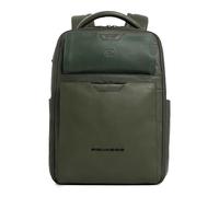 Piquadro Reiserucksack mit Laptop-Fach 14" Mann Leder grun