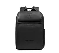 Piquadro Reiserucksack mit Laptop-Fach 14" Mann Leder schwarz