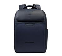 Piquadro Reiserucksack mit Laptop-Fach 15,6" Mann Leder bleu
