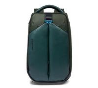 Piquadro Reiserucksack mit Laptop-Fach 15,6" Unisex Stoff/bio-based Materialien grün
