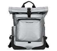 Piquadro Roll Top - Fahrradrucksack 15.6" 47 cm (silber/schwarz)