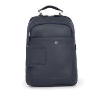 Piquadro Vibe Daypack Leder 42.5 cm Laptopfach blau