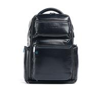 Piquadro Blue Square Business-Rucksack RFID Schutz Leder 42 cm Laptopfach blue