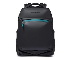 Piquadro Rugzak Underseat VAN STOF MET EXPAN. - RYANAIR BLAUW - BLAUW - ONE SIZE, N - Zwart, Eén maat
