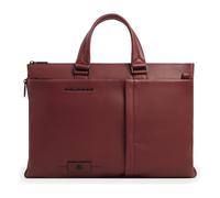 Piquadro Russel Aktentasche RFID Schutz Leder 42 cm Laptopfach braun