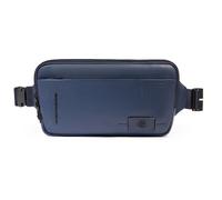 Piquadro Russel Gürteltasche Leder 28 cm blau