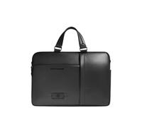 Piquadro Russel Laptoptasche aus Leder 15,6" mit RFID und Diebstahlschutz, schwarz - Farb-Varianten: Schwarz