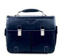 Piquadro Schulranzen Cartella Blue Square Blau 17 L