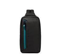 Piquadro - Schultertasche aus Stoff - Premium-Qualität - Schwarz - Unisex