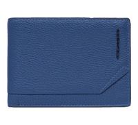 PIQUADRO Than Men's Wallet Flip Up ID RFID Blue