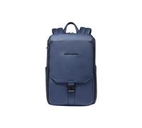 Piquadro Than mittelgroßer Computer-Rucksack aus Leder, blau - Farb-Varianten: Blau