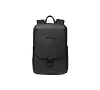 Piquadro Than mittelgroßer Computer-Rucksack aus Leder, schwarz - Farb-Varianten: Schwarz