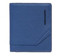 PIQUADRO Than Vertical Men's Wallet with Coin Pocket RFID Blue