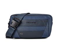 Piquadro Trakai Gürteltasche Leder 27 cm blau