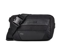Piquadro Trakai Gürteltasche Leder 27 cm schwarz