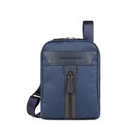 Piquadro Umhängetasche aus rezykliertem Stoff, blau - Farbe: Blau