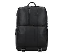 Piquadro Urban Fast-check Laptop and Ipad Backpack black