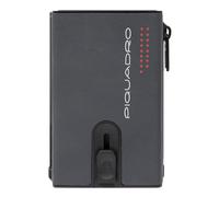 PIQUADRO Urban Compact Wallet With Single Slider RFID Grey - Black