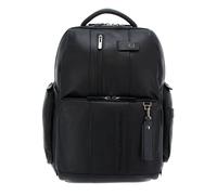 Fast-Check-Rucksack mit USB und Micro-USB-Platte Urban - Farb-Varianten: Schwarz