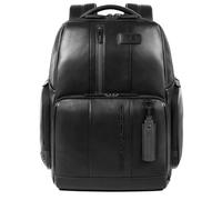 Piquadro Urban Personalisierbarer Fast Check Laptopruckack 15,6" Schwarz