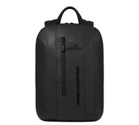 Piquadro Urban Rucksack Leder 39 cm Laptopfach schwarz