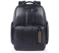 Piquadro Urban Fast-Check Laptop-Rucksack aus leder - Farb-Varianten: Blau