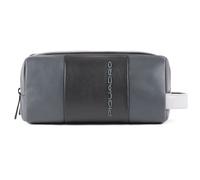Piquadro Urban Kulturbeutel Leder 23 cm grau