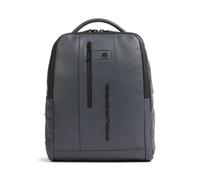 PIQUADRO Rucksack aus Leder für Laptop 14 Zoll, iPad Mini, Grau, grau, One size