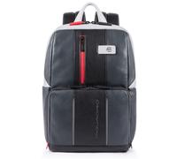 Piquadro Urban Laptoprucksack mit iPad®-Fach, LED-Licht Grau/Schwarz