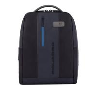 Piquadro Urban Leather Computer Backpack 14" black/grey