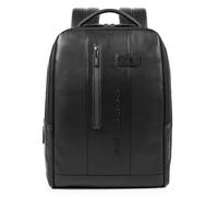 Piquadro Urban Laptop- und iPad Rucksack mit Diebstahlsicherung - Farb-Varianten: Schwarz