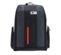 Piquadro Urban Daypack RFID Schutz Leder 46 cm Laptopfach grau