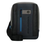 Piquadro Urban Umhängetasche Leder 17 cm grau