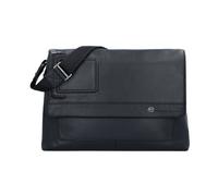 Piquadro Vibe Aktentaschen Messenger Leder 41 cm Laptopfach schwarz