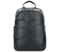 Piquadro Vibe Daypack Leder 42.5 cm Laptopfach schwarz