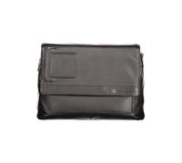 Piquadro Vibe Messenger Laptoptasche aus Leder, dunkelbraun