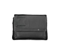 Piquadro Vibe Messenger Laptoptasche aus Leder, schwarz